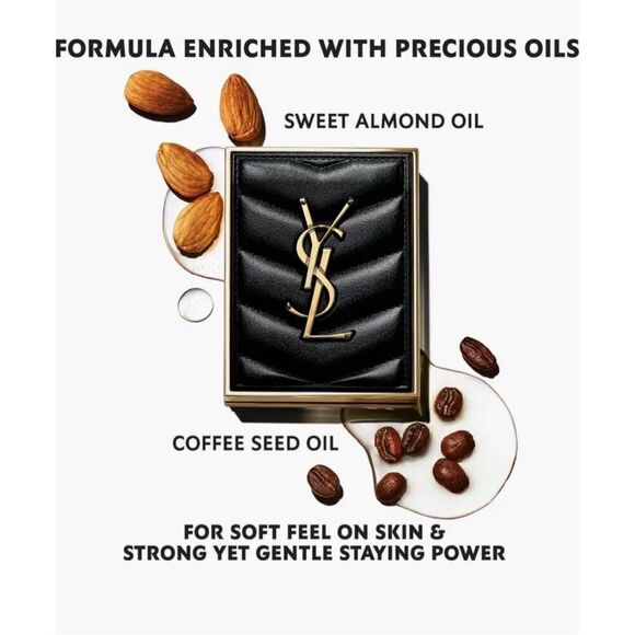 YSL Yves Saint Laurent  Couture Eyeshadow Palette Mini gold Black Faux Leather C - Picture 8 of 8